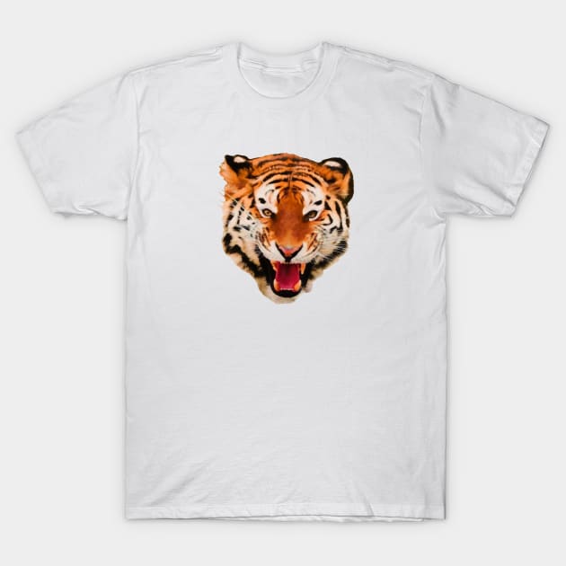 Tiger portrait T-Shirt by Guardi